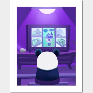 Gaming Panda Posters and Art